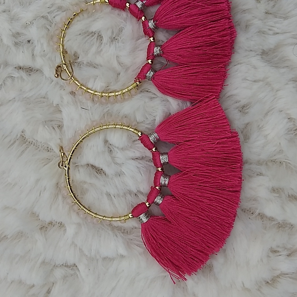 Express trendy pink earrings.. - Picture 10 of 12